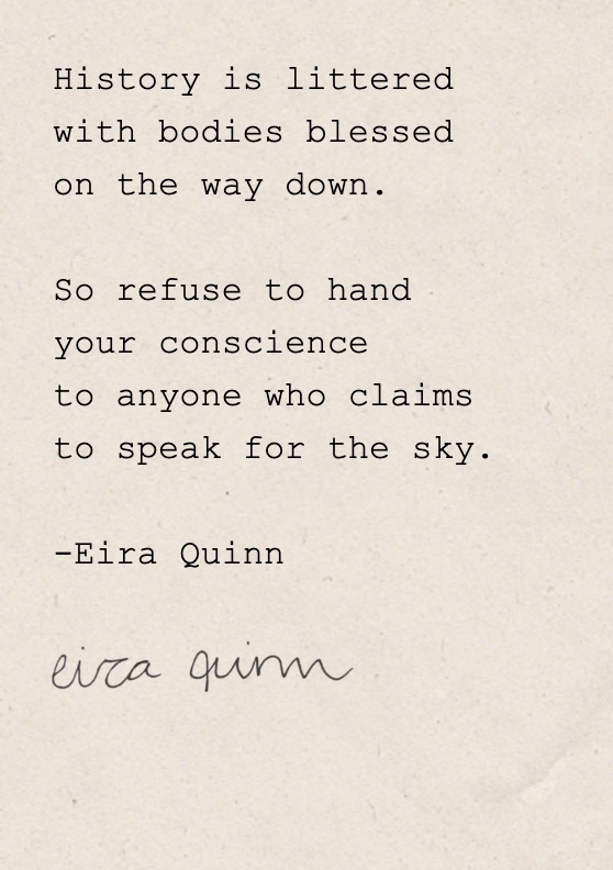 Mockup of "The Way Down" hand-typed on A7 handmade paper